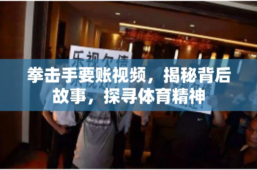 拳击手要账视频，揭秘背后故事，探寻体育精神