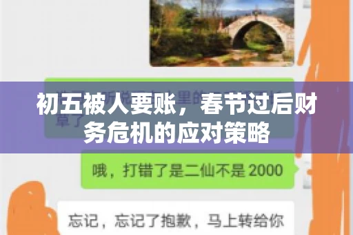 初五被人要账,春节过后财务危机的应对策略 初五被人要账,春节过后财务危机的应对策略