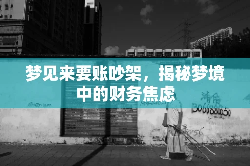 梦见来要账吵架，揭秘梦境中的财务焦虑