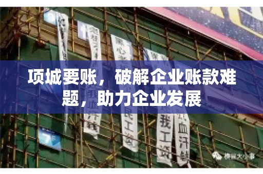 项城要账，破解企业账款难题，助力企业发展