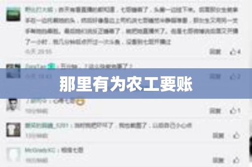 那里有为农工要账