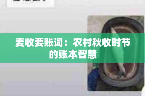 麦收要账词：农村秋收时节的账本智慧