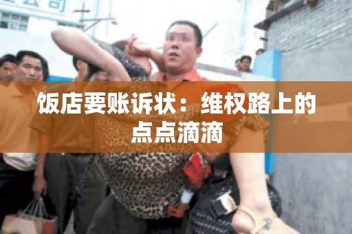 饭店要账诉状：维权路上的点点滴滴