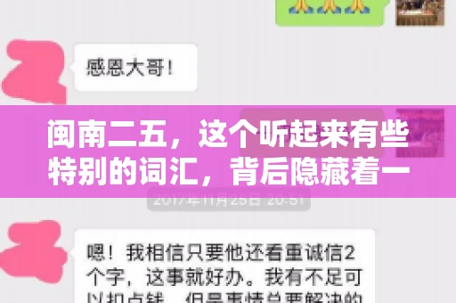 闽南二五，这个听起来有些特别的词汇，背后隐藏着一个关于债务追讨的问题。那么，闽南二五可以要账吗？今天，我们就来聊聊这个话题。