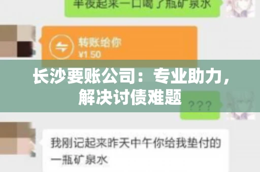 长沙要账公司：专业助力，解决讨债难题