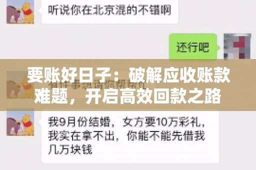 要账好日子:破解应收账款难题,开启高效回款之路 要账好日子:破解应收账款难题,开启高效回款之路