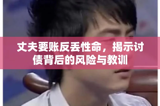 丈夫要账反丢性命,揭示讨债背后的风险与教训 丈夫要账反丢性命,揭示讨债背后的风险与教训